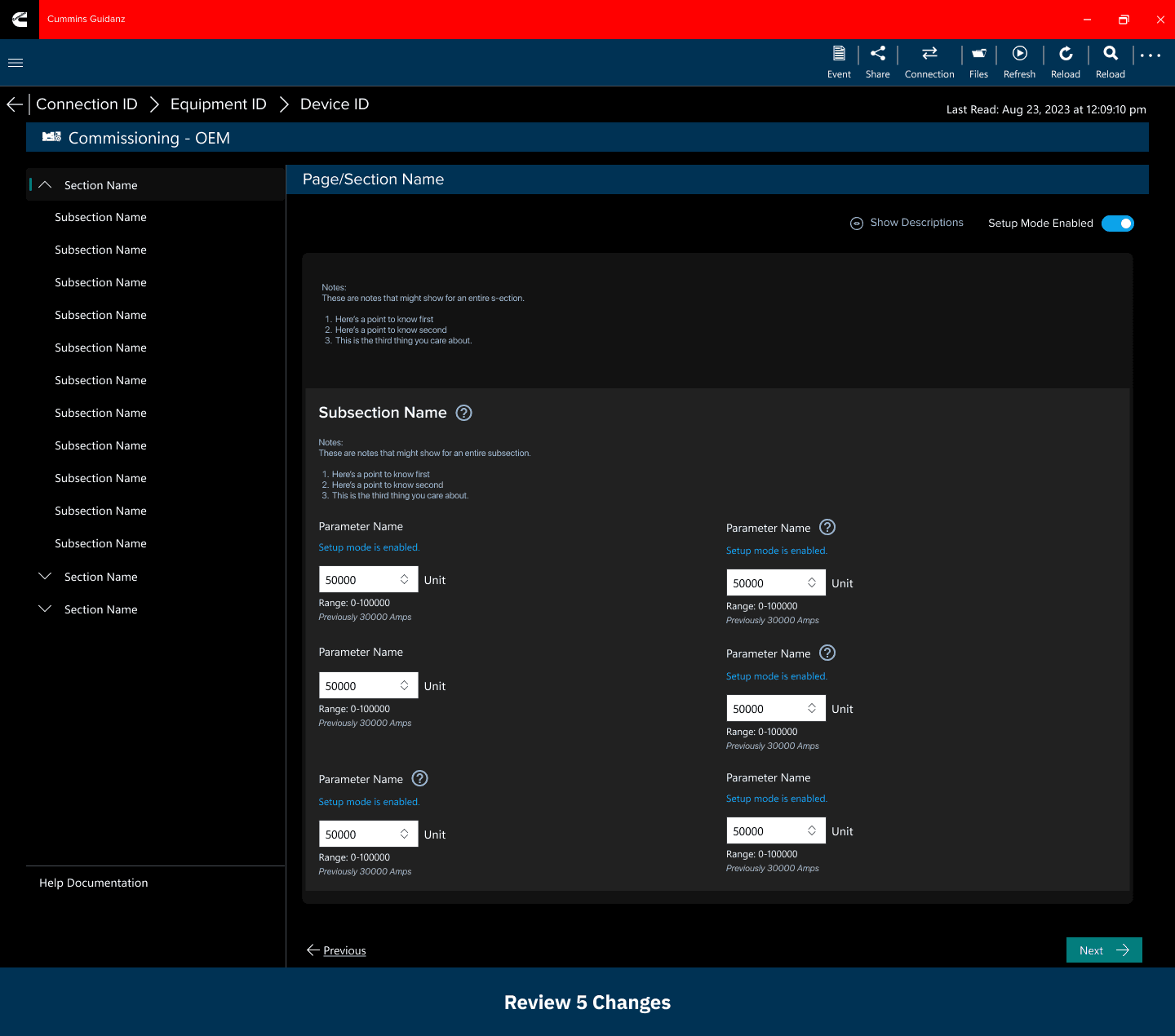 Commissioning Tool